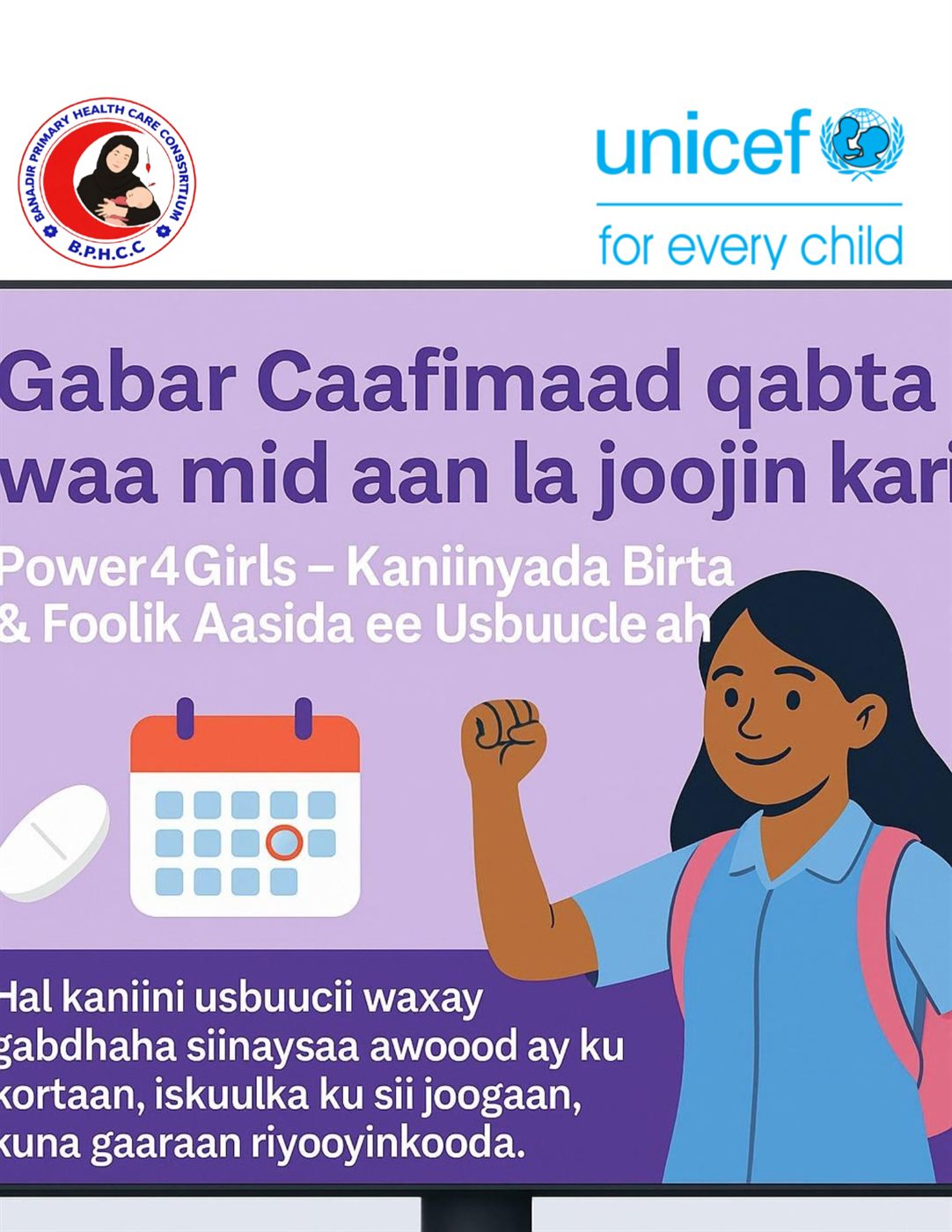 Young women at a Power for Girls empowerment session